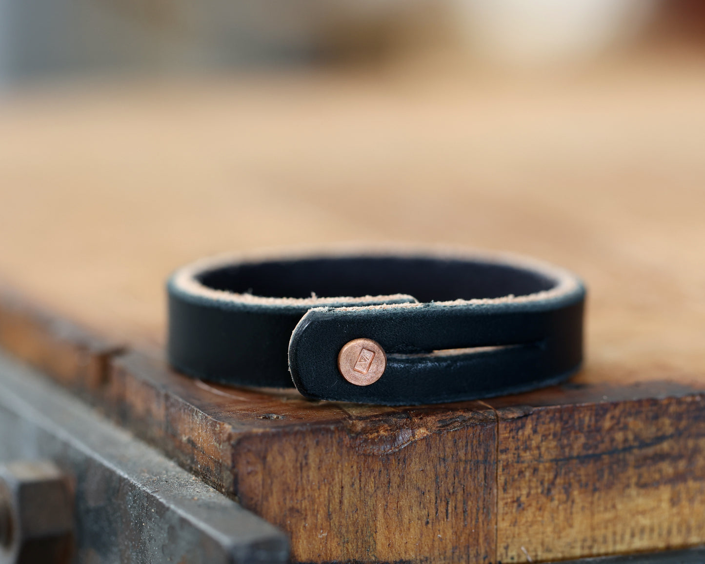 Bracelet with Copper Stud