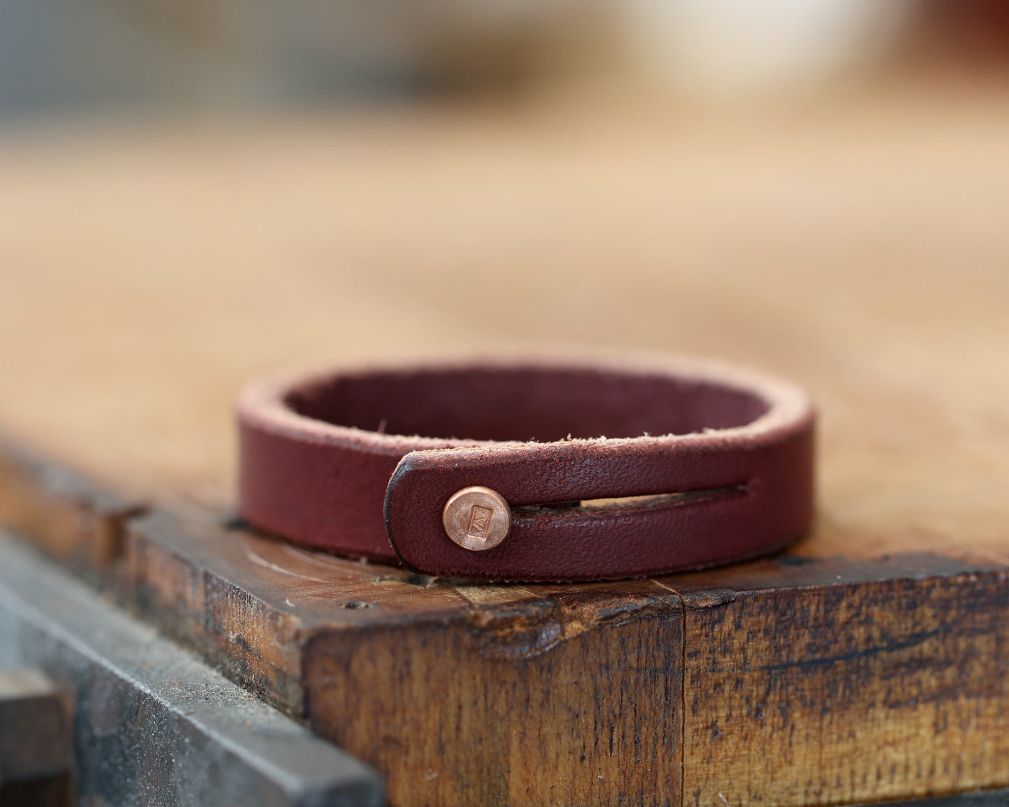 Bracelet with Copper Stud