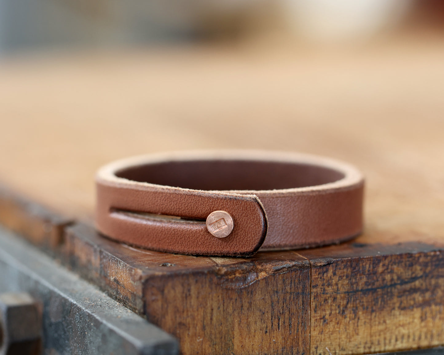 Bracelet with Copper Stud