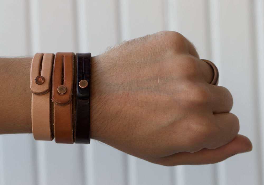 Bracelet with Copper Stud