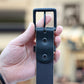 Black Vegetable Tanned Belt w/ Brass Buckle