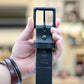 Black Vegetable Tanned Belt w/ Brass Buckle