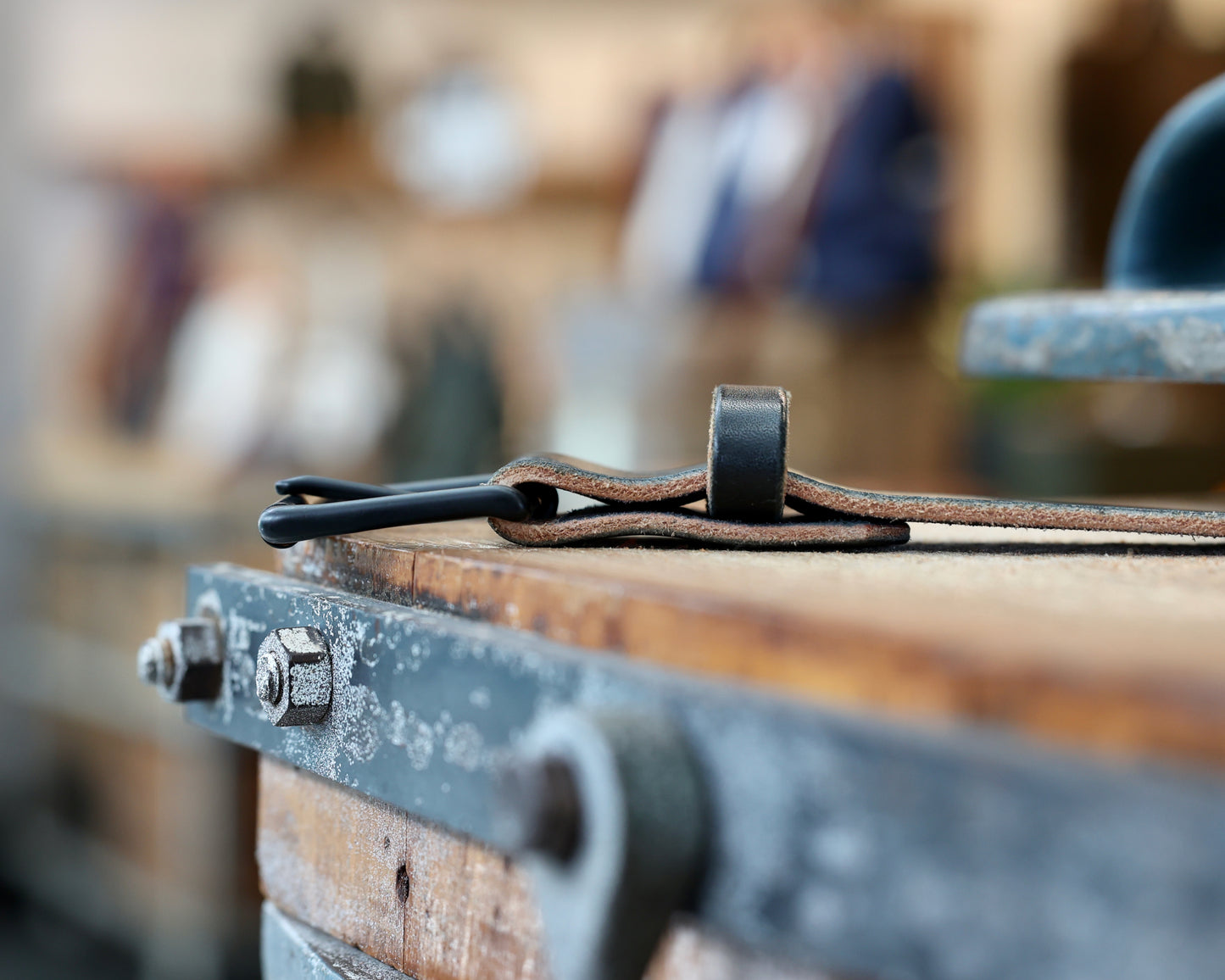 Black Vegetable Tanned Belt w/ Brass Buckle