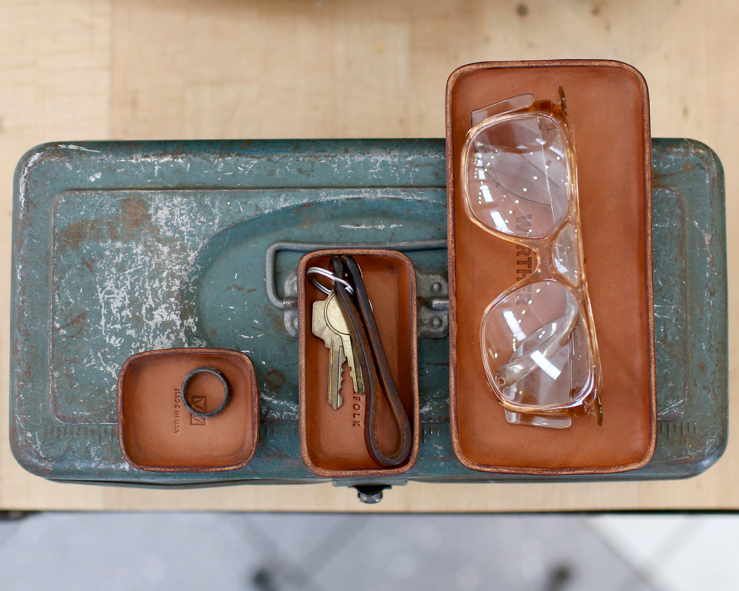 Leather Trays