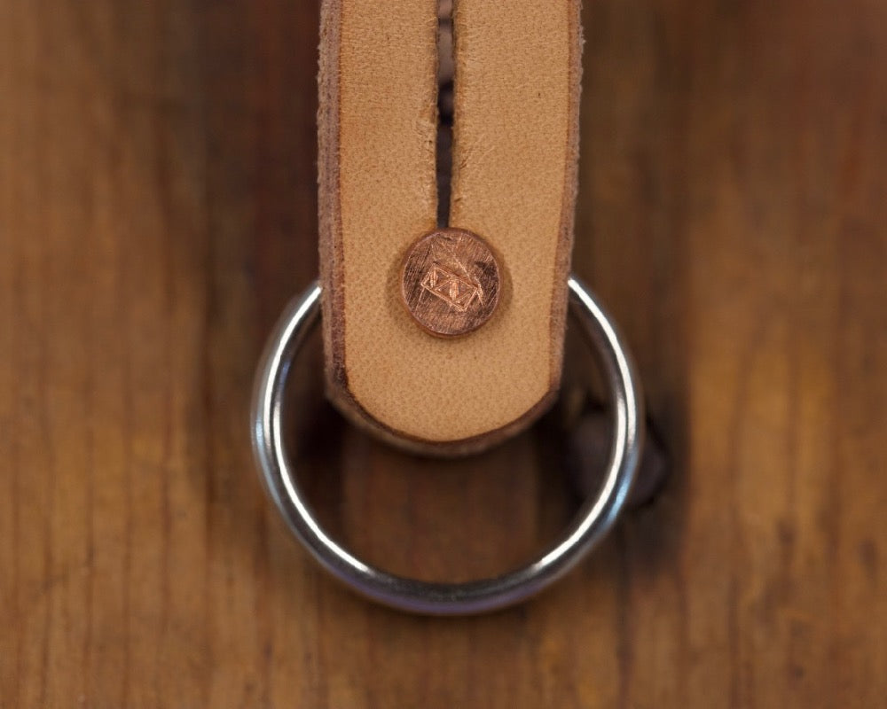 Key Fob with Copper Stud