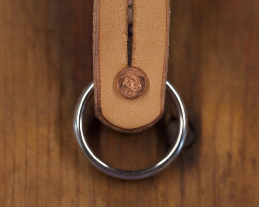 Key Fob with Copper Stud