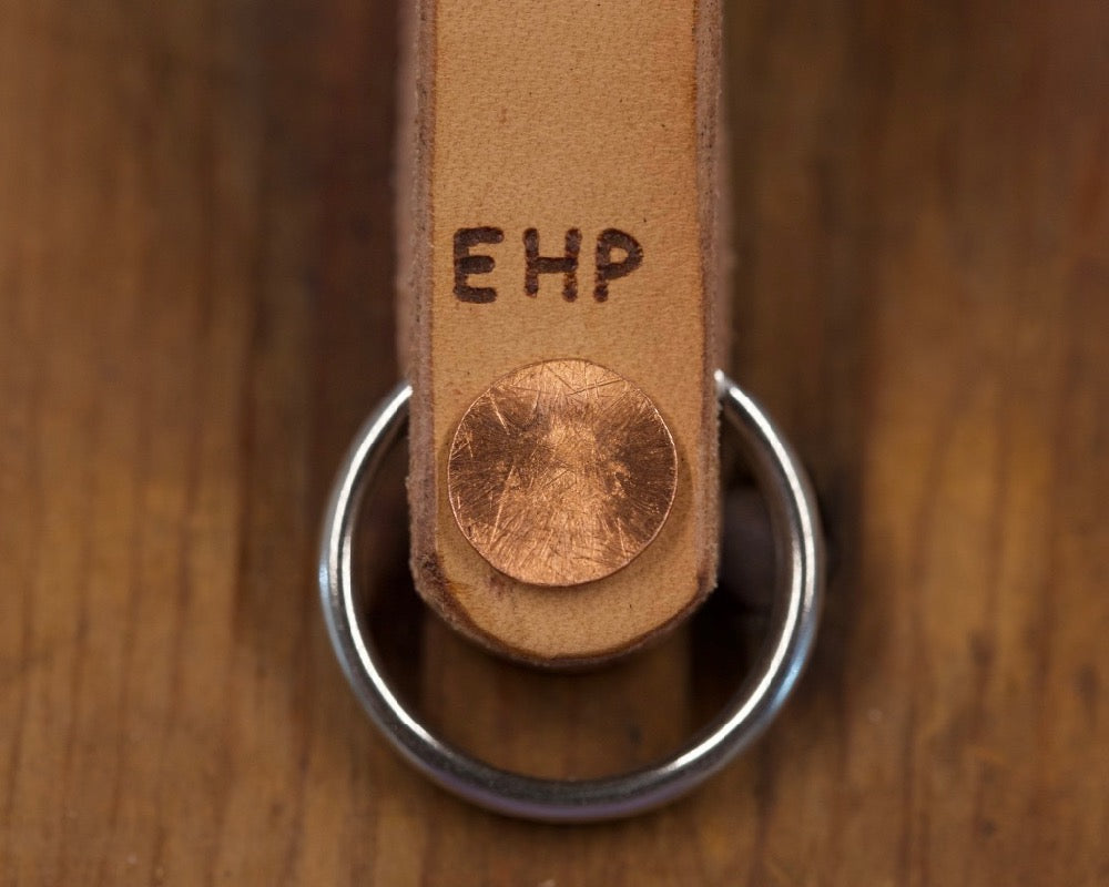 Key Fob with Copper Stud