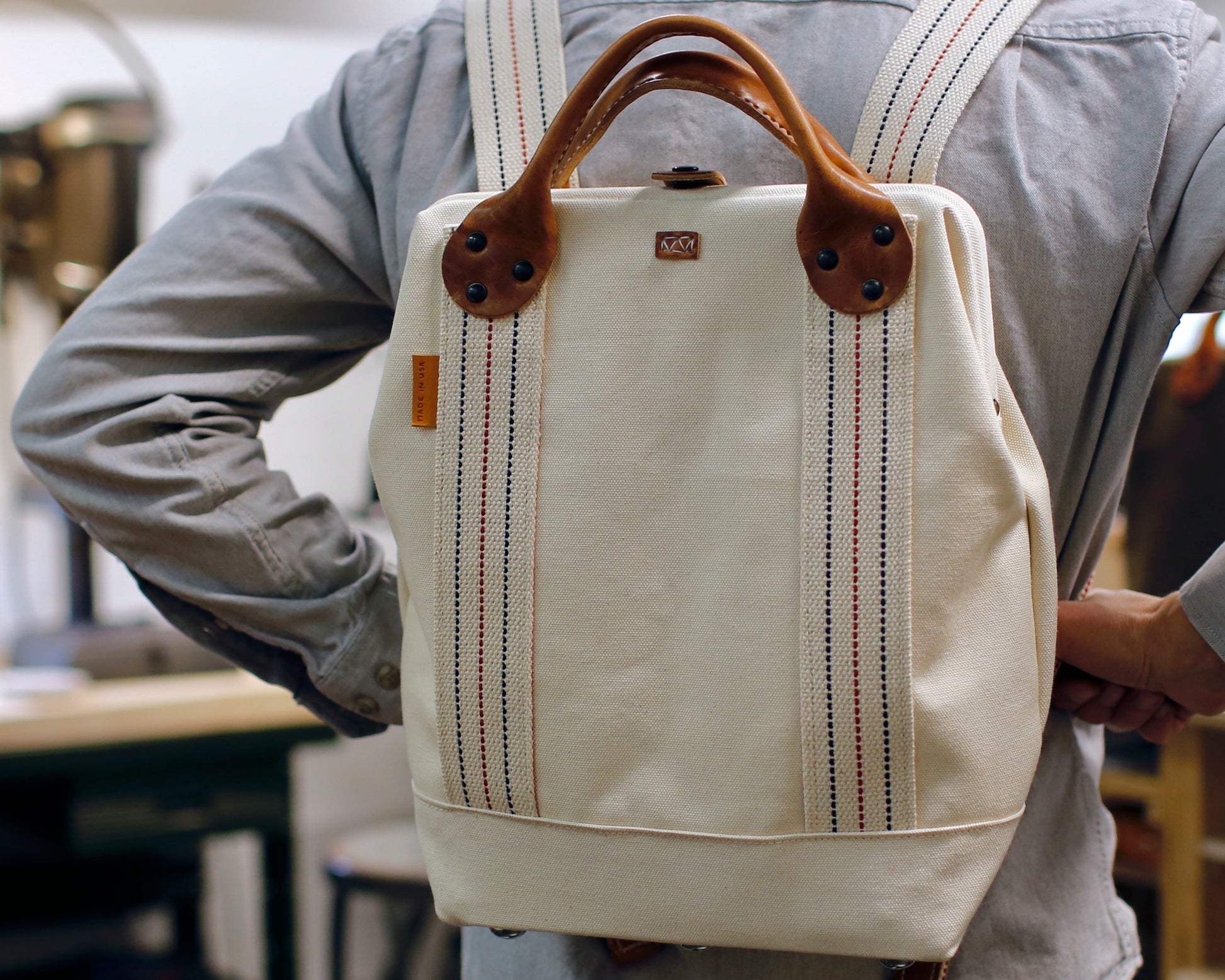 canvas and leather backpack usa Tool Bag Backpack