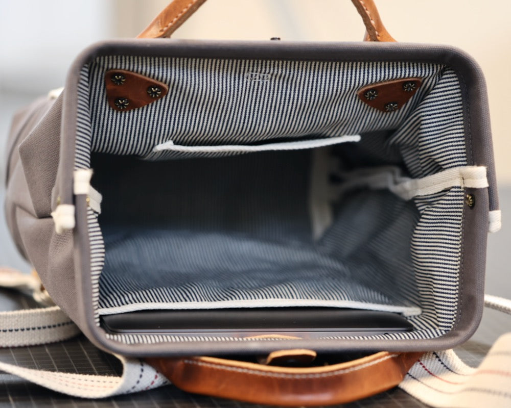 Canvas and Leather Tool Bag