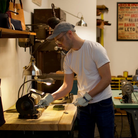 Process video making the Tool Bag Purse.